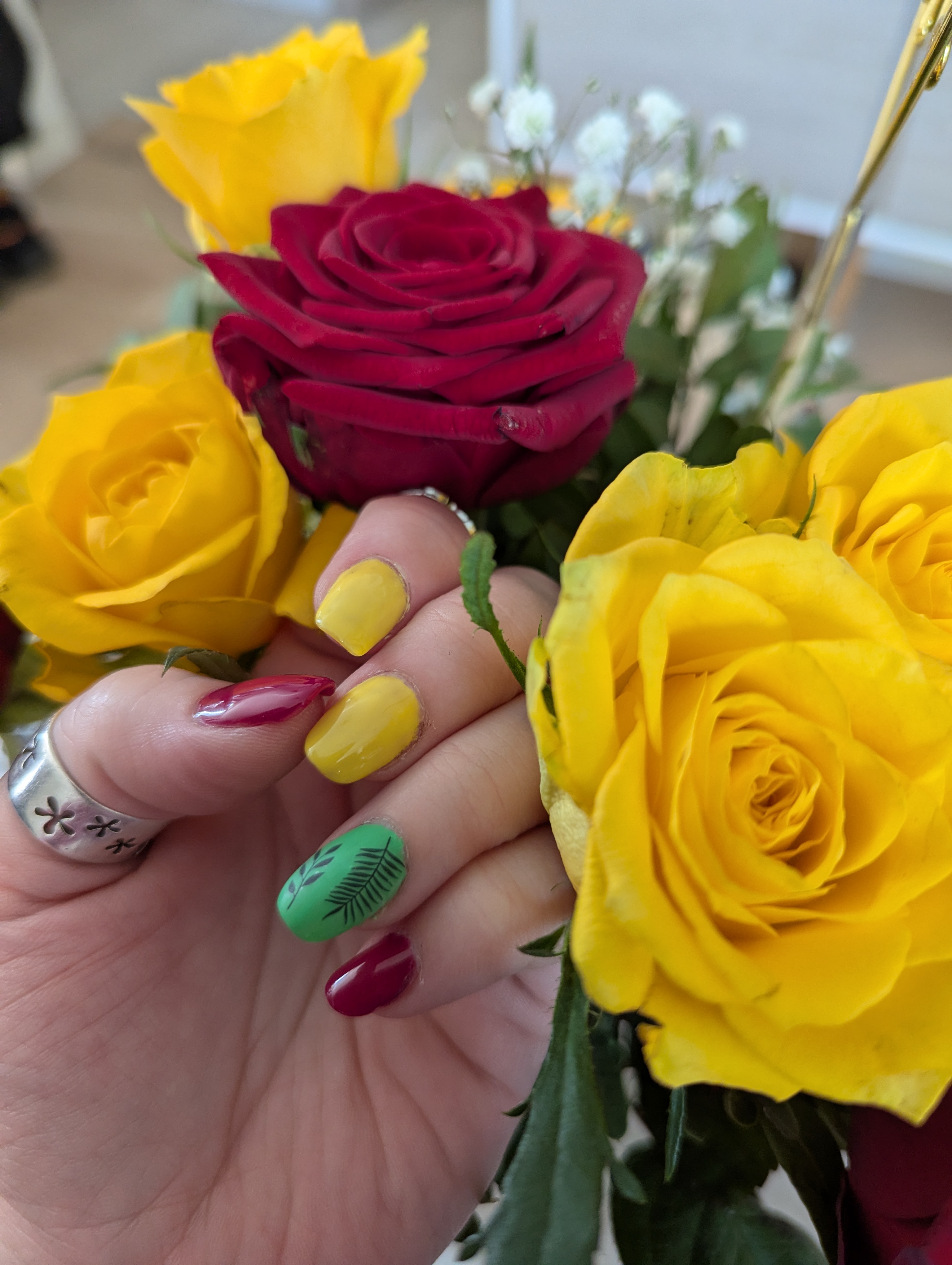 French colorée avec cœurs